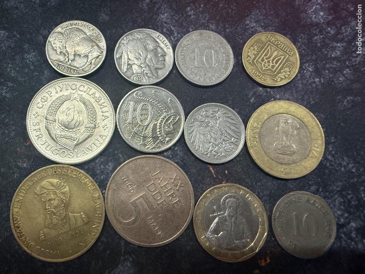 Moedas antigas da Europa: 37.- LOTE 12 MONEDAS DEL MUNDO | ALEMANIA IMPERIAL, EEUU 1937, SUD&Aacute;FRICA Y M&Aacute;S