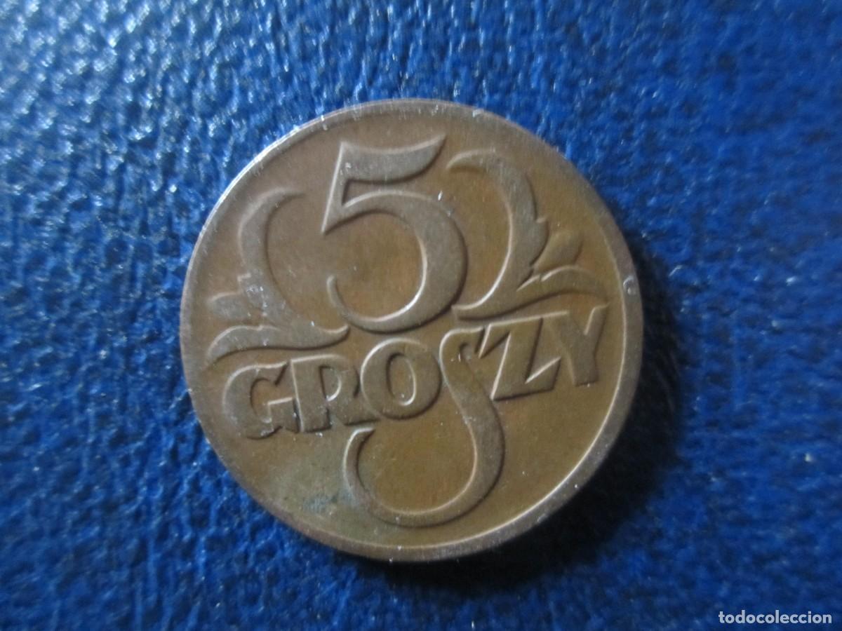 Monedas antiguas de Europa: Polonia 5 groszy 1928