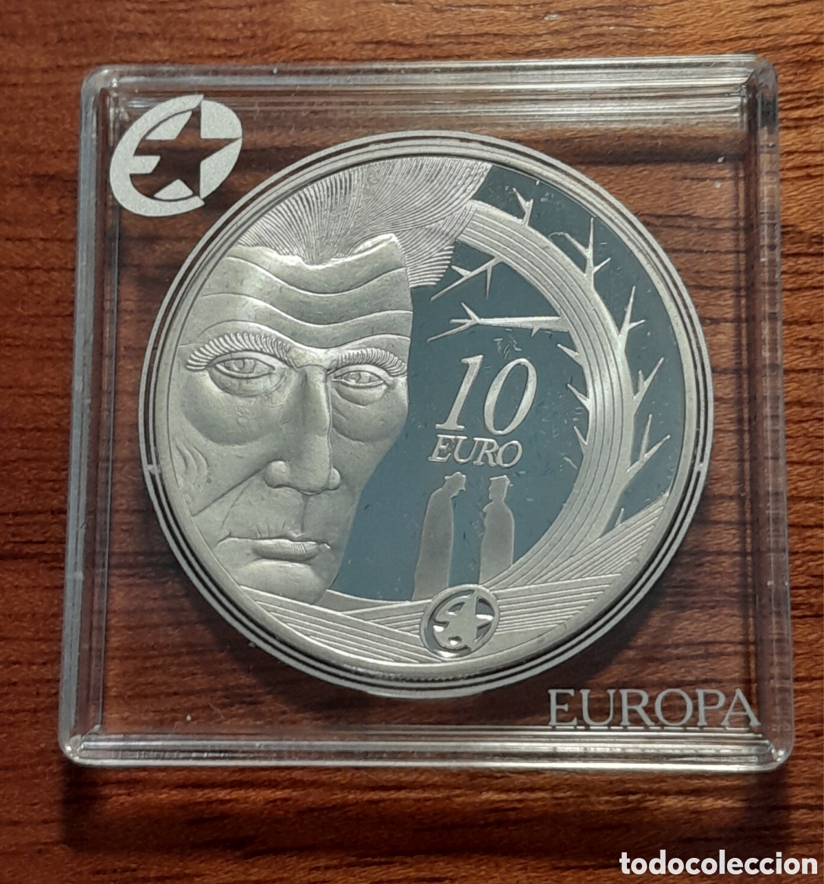 Monedas antiguas de Europa: Irlanda, 10 euros 2006 , moneda plata, Samuel beckett,
