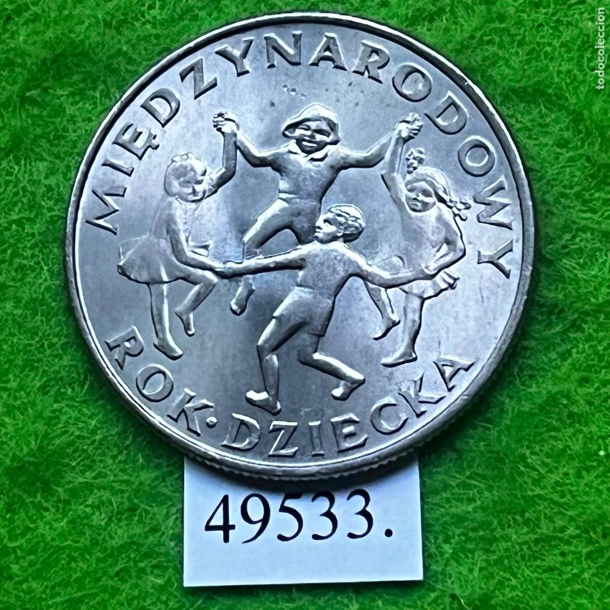 Monedas antiguas de Europa: Polonia 20 Złotych 1979, A&ntilde;o Internacional del Ni&ntilde;o