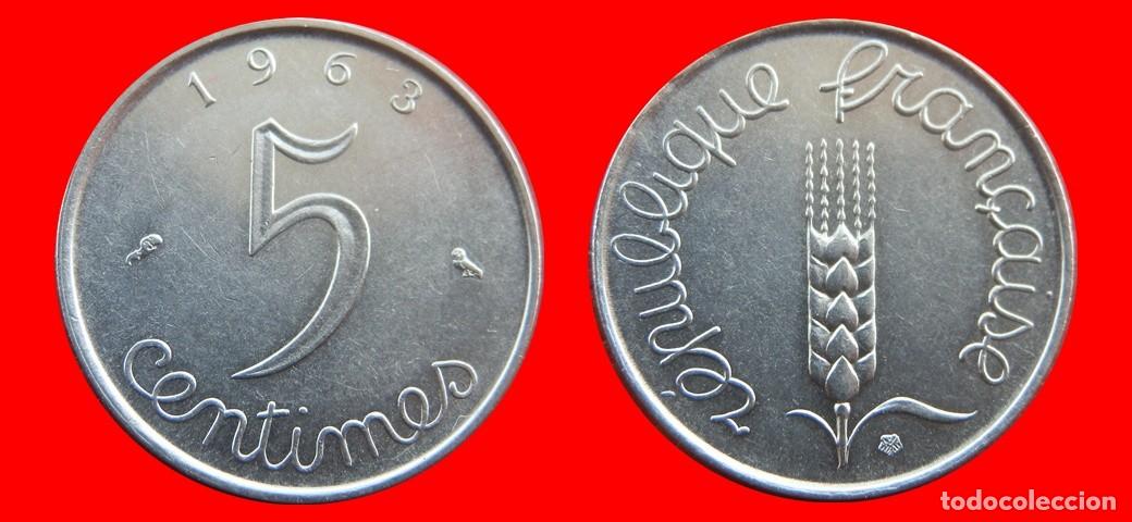 Monedas antiguas de Europa: 5 CENTIMOS 1963 FRANCIA-156389