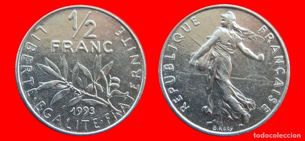 Monedas antiguas de Europa: 1/2 FRANCO 1993 FRANCIA-156393
