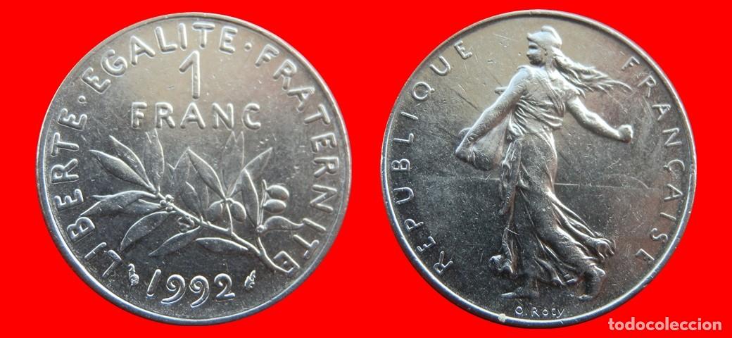 Monedas antiguas de Europa: 1 FRANCO 1992 FRANCIA-156395