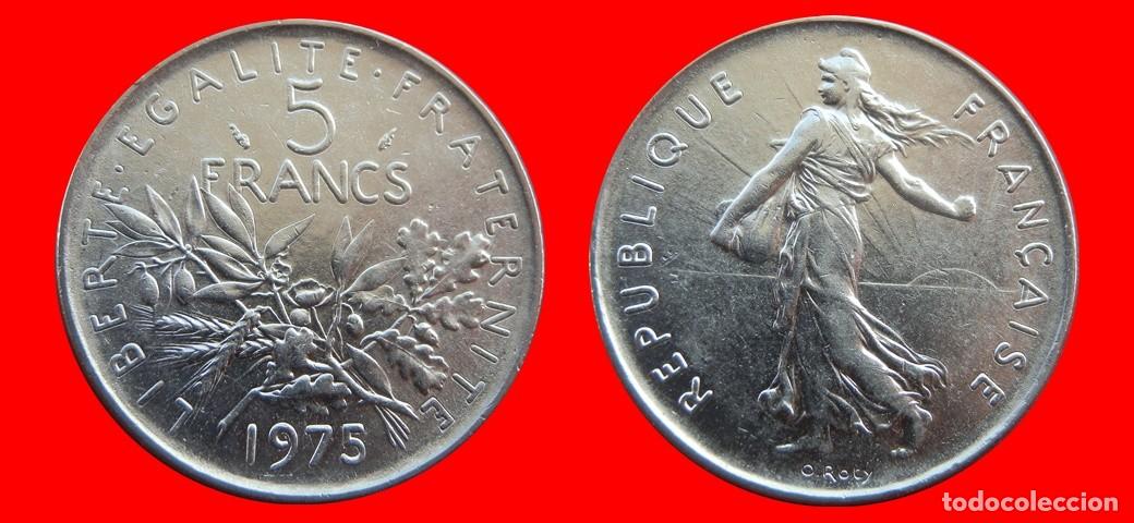 Monedas antiguas de Europa: 5 FRANCOS 1975 FRANCIA-156405