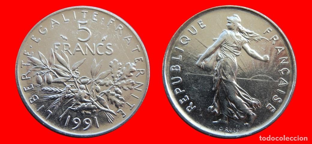 Monedas antiguas de Europa: 5 FRANCOS 1991 FRANCIA-156406