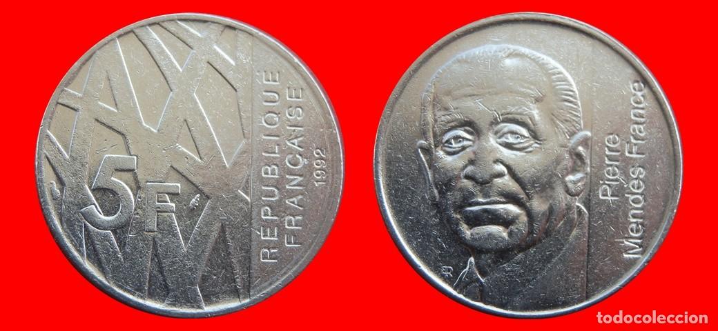 Monedas antiguas de Europa: 5 FRANCOS 1992 FRANCIA-156407