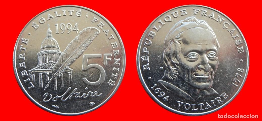 Monedas antiguas de Europa: 5 FRANCOS 1994 FRANCIA-156408 - Foto 1