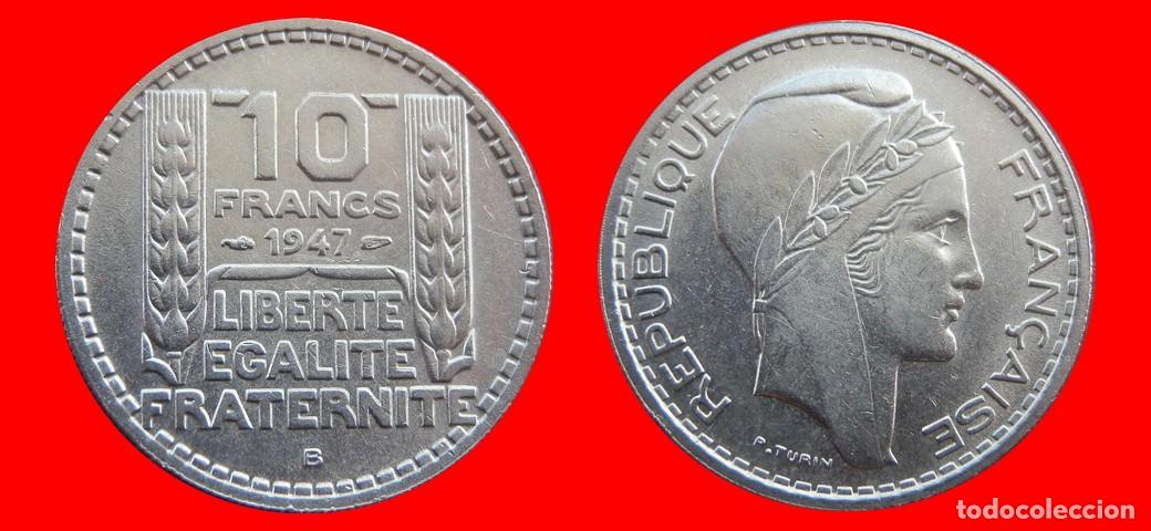 Monedas antiguas de Europa: 10 FRANCOS 1947B FRANCIA-156411