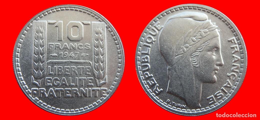 Monedas antiguas de Europa: 10 FRANCOS 1947 FRANCIA-156412