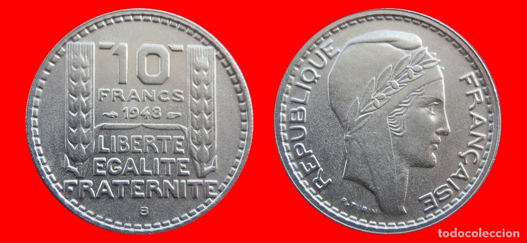 Monedas antiguas de Europa: 10 FRANCOS 1948B FRANCIA-156413