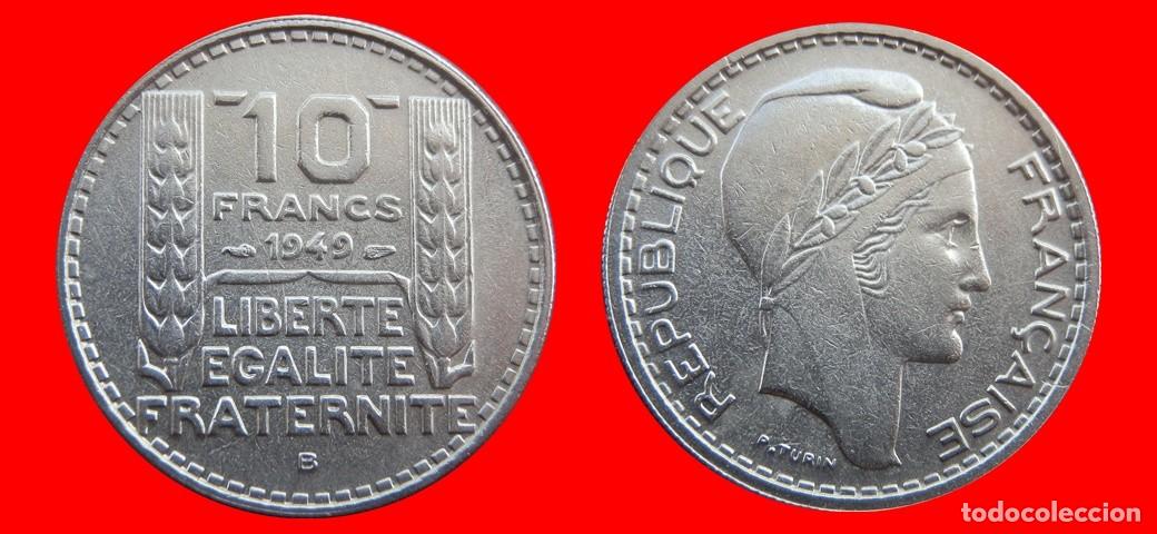 Monedas antiguas de Europa: 10 FRANCOS 1949B FRANCIA-156414