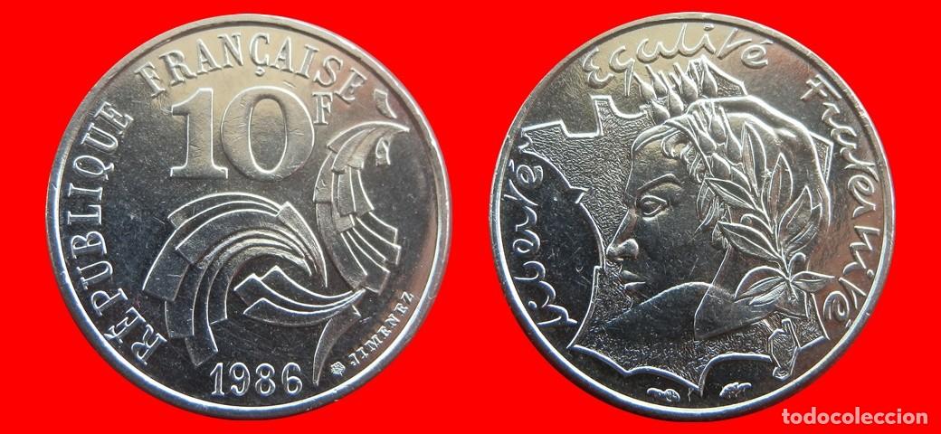 Monedas antiguas de Europa: 10 FRANCOS 1986 FRANCIA-156415