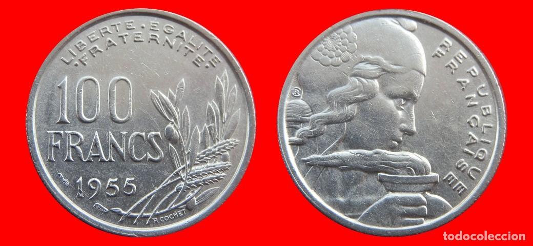 Monedas antiguas de Europa: 100 FRANCOS 1955 FRANCIA-156419