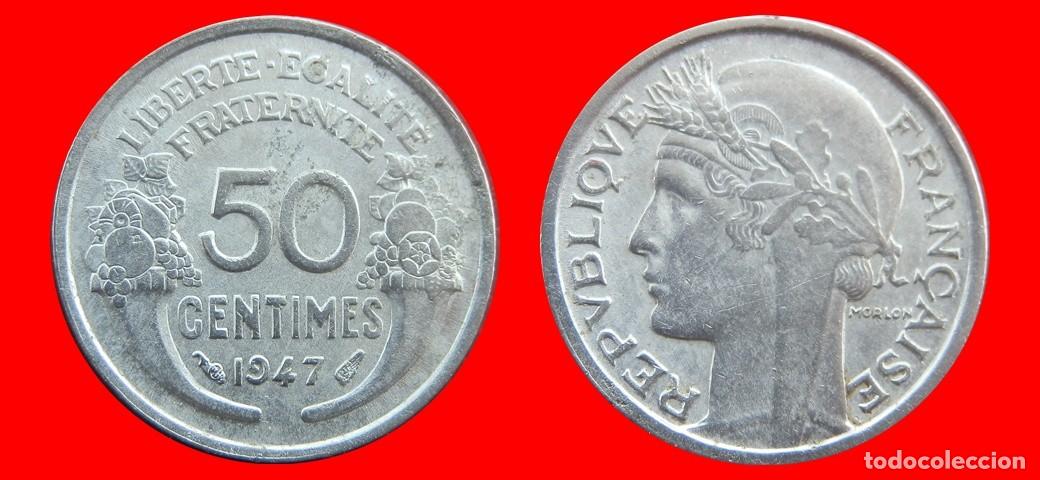 Monedas antiguas de Europa: 50 CENTIMOS 1947 ALUMINIO FRANCIA-156425