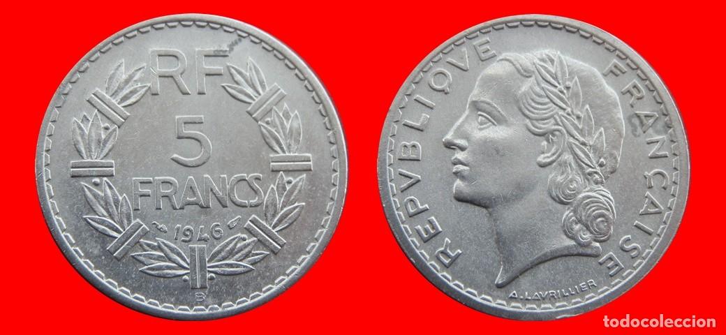 Monedas antiguas de Europa: 5 FRANCOS 1946B ALUMINIO FRANCIA-156432