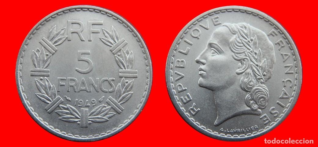Monedas antiguas de Europa: 5 FRANCOS 1949 ALUMINIO FRANCIA-156434