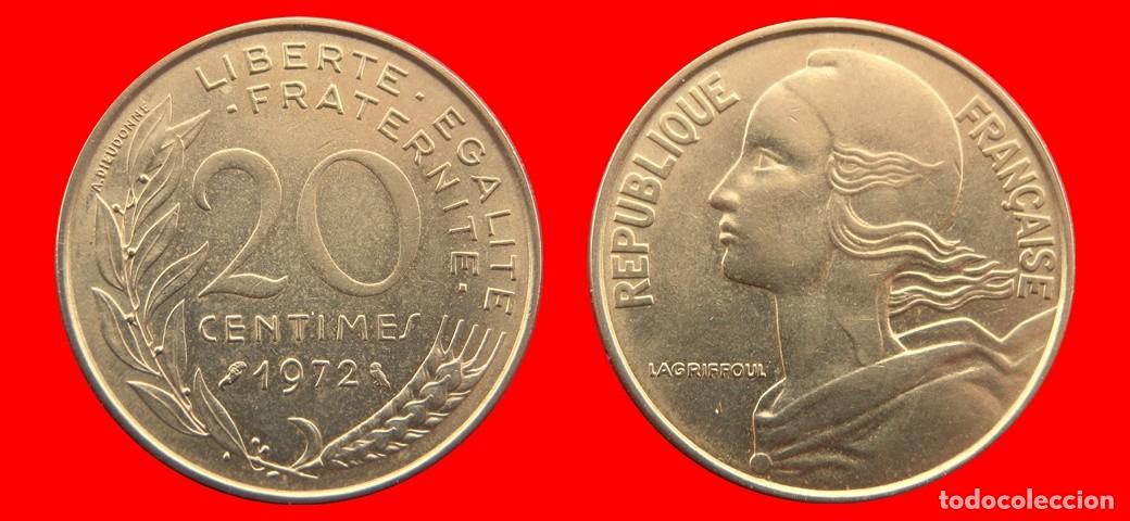Monedas antiguas de Europa: 20 CENTIMOS 1972 FRANCIA-156439