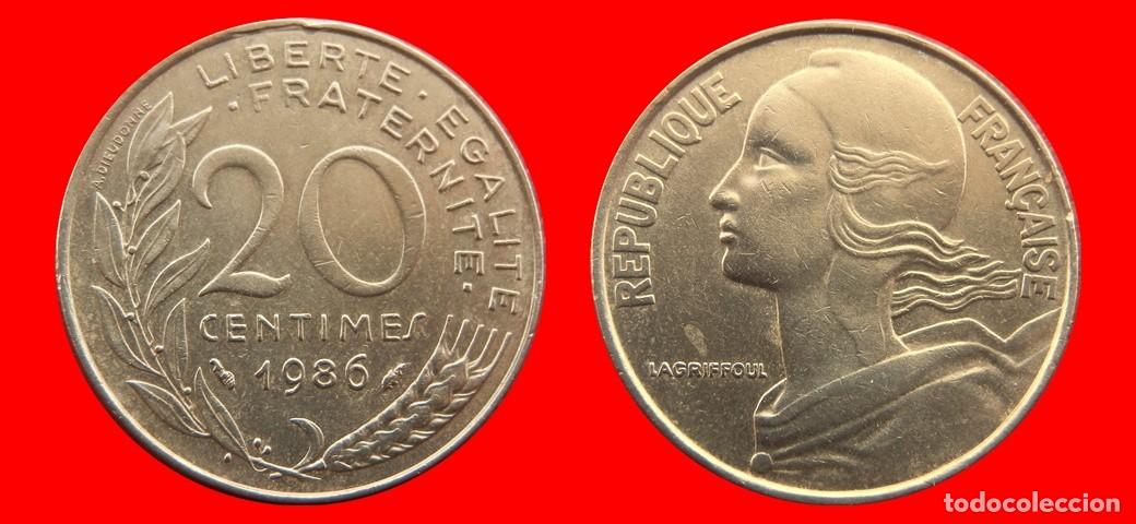 Monedas antiguas de Europa: 20 CENTIMOS 1986 FRANCIA-156441