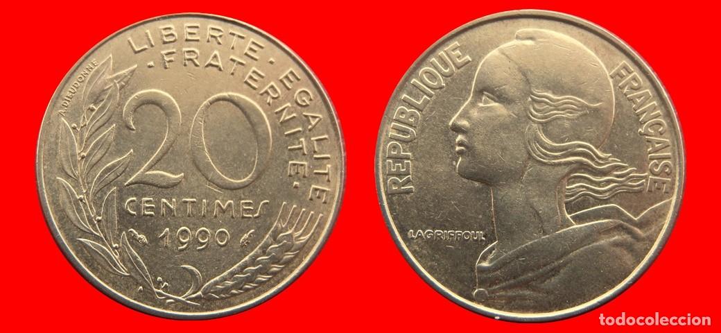 Monedas antiguas de Europa: 20 CENTIMOS 1990 FRANCIA-156442