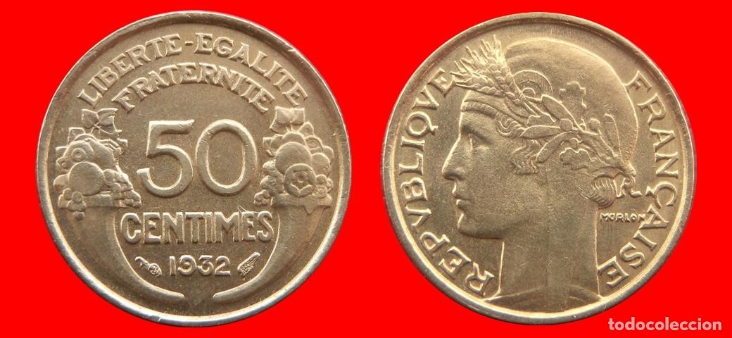 Old Coins of Europe: 50 CENTIMOS 1932 FRANCIA-156446