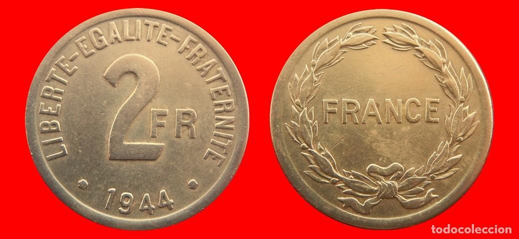 Monedas antiguas de Europa: 2 FRANCOS 1944 FRANCIA-156463