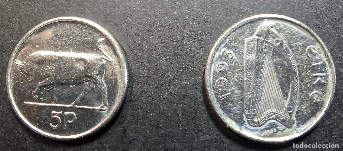 Monedas antiguas de Europa: IRLANDA 5 Pences 1993 KM 28 SC