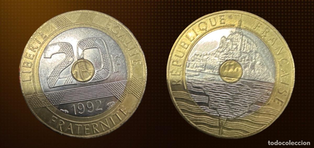 Old Coins of Europe: Francia 20 francos &middot; 1992-Alignment