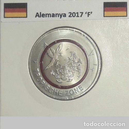 Monedas antiguas de Europa: 5 euros Alemania 2018 Zona suntropical tropical F cu/ni