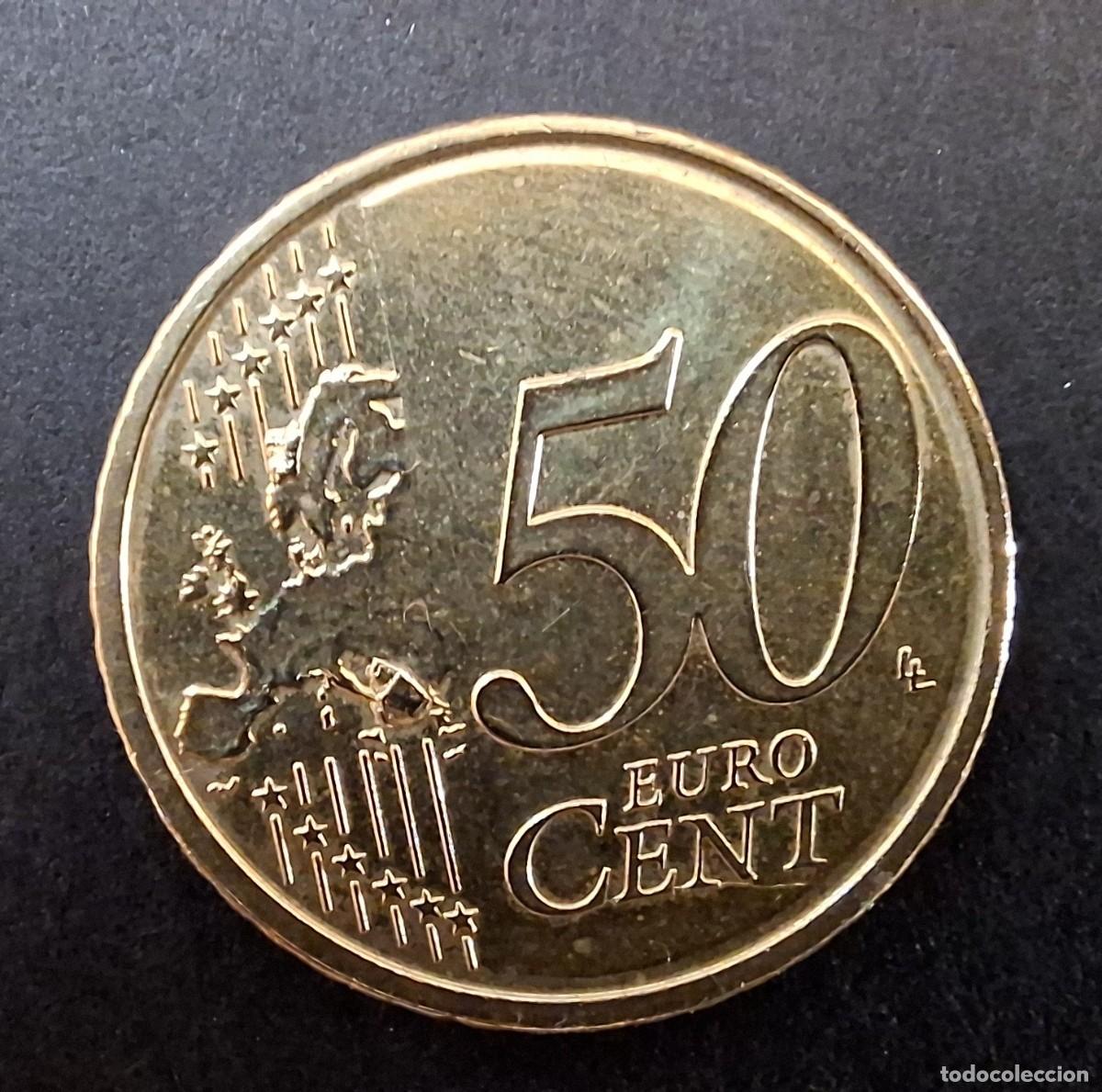 Monedas antiguas de Europa: B&Eacute;LGICA 50 Cent Euro 2009 KM 300 CON EXCESO DE METAL
