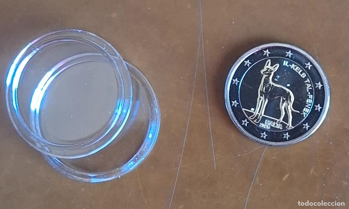Monete antiche di Europa: MALTA. 2 &euro; CONMEMORATIVOS. 2026. Con C&Aacute;PSULA. The Pharaon Hound.
