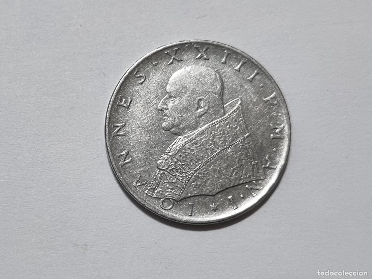 Monedas antiguas de Europa: Moneda MBC Ciudad Vaticano L.100 100 Liras Juan XXIII Fides 1959 Coleccionista