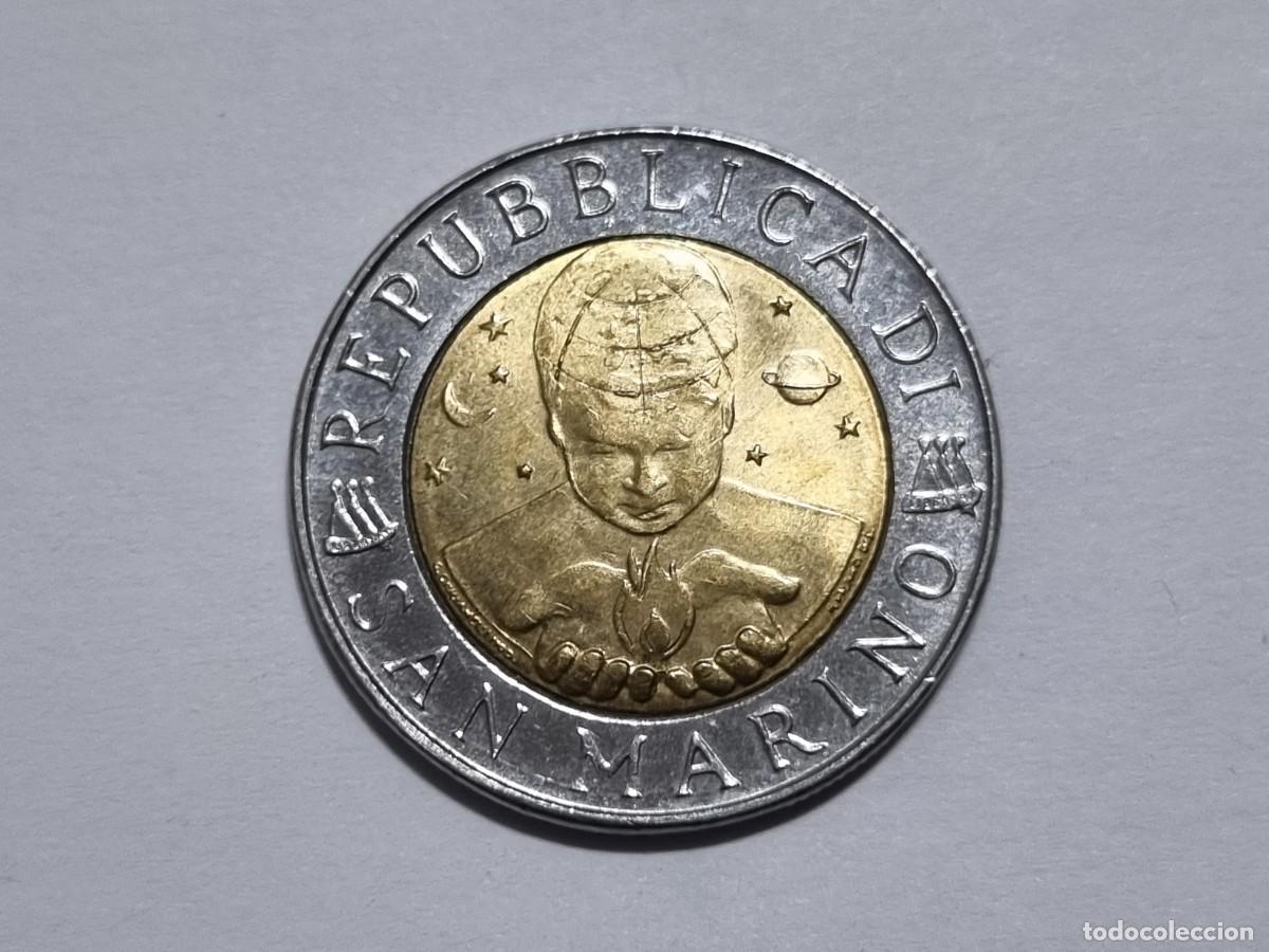 Monedas antiguas de Europa: Moneda SC Republica San Marino L.500 500 Liras 1999-R Saturno Coleccionista