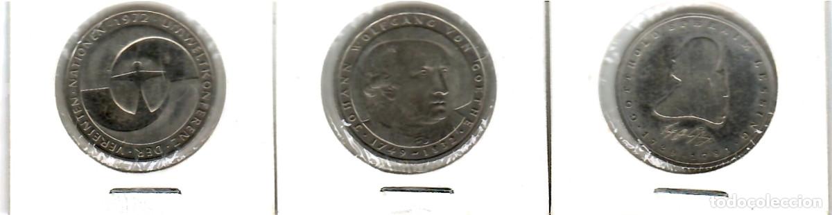 Old Coins of Europe: LOTE DE MONEDAS CONMEMORATIVAS 5 MARCOS ALEMANIA 1981/82