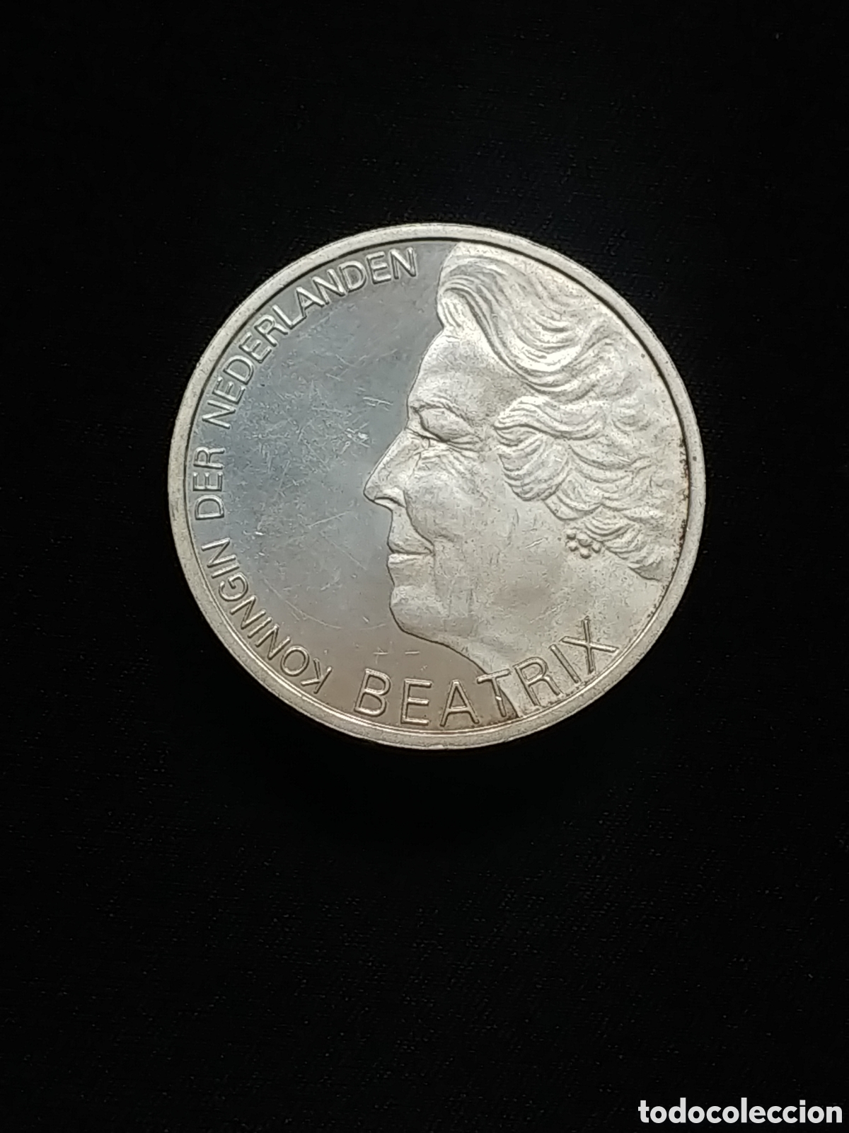 Monedas antiguas de Europa: Pa&iacute;ses Bajos, 10 Gulden 1995, plata .800 mls.