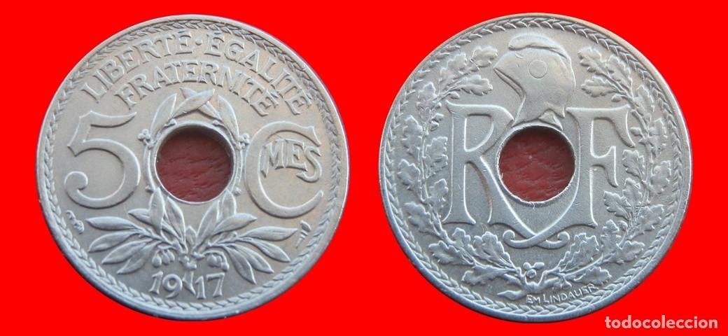 Monedas antiguas de Europa: 5 CENTIMOS 1917 FRANCIA-156466