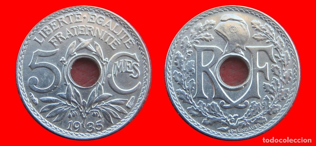 Monedas antiguas de Europa: 5 CENTIMOS 1935 FRANCIA-156469