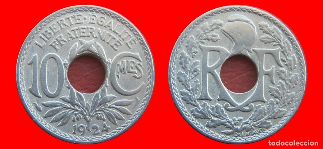 Monedas antiguas de Europa: 10 CENTIMOS 1924 FRANCIA-156472