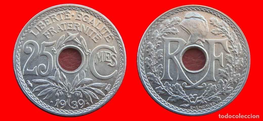Monedas antiguas de Europa: 25 CENTIMOS 1939 FRANCIA-156477