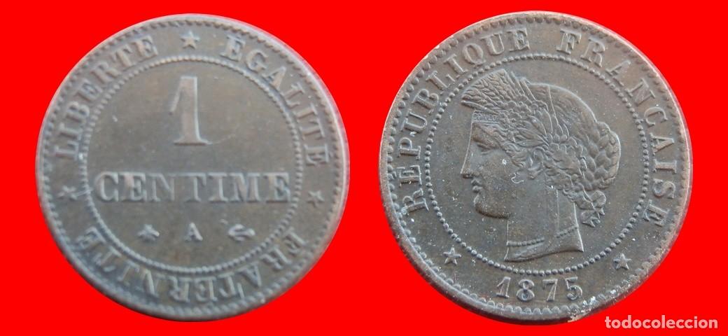 Monedas antiguas de Europa: 1 CENTIMO 1875A FRANCIA-156484 - Foto 1