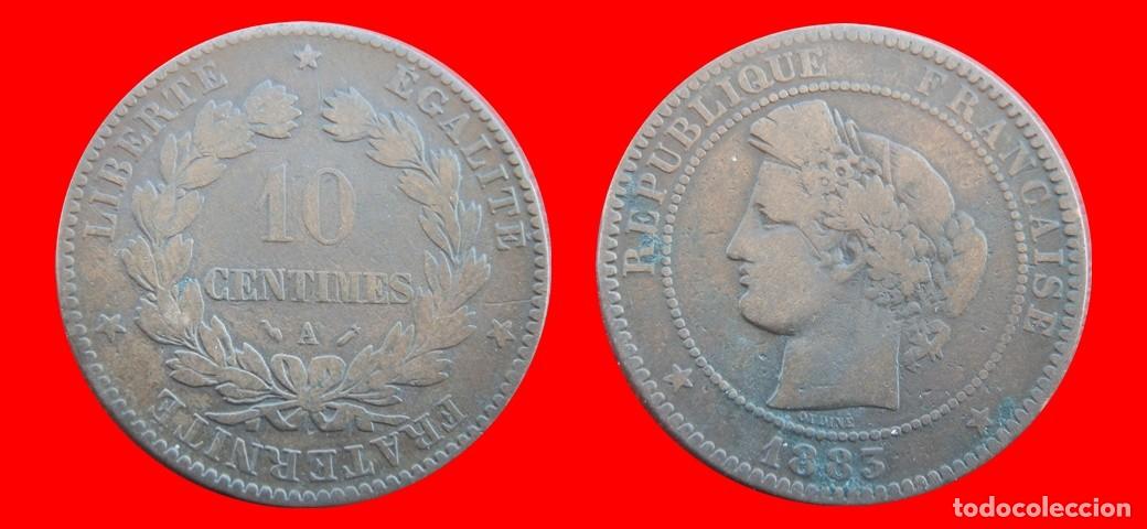 Monedas antiguas de Europa: 10 CENTIMOS 1883A FRANCIA-156492