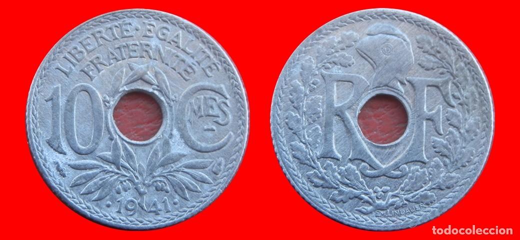 Monedas antiguas de Europa: 10 CENTIMOS 1941 ZINC FRANCIA-156500