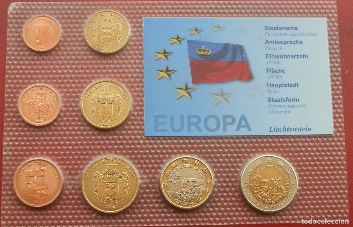 Monedas antiguas de Europa: SERIE PRUEBA EUROS 2004 SIN CIRCULAR LIECHTENSTEIN