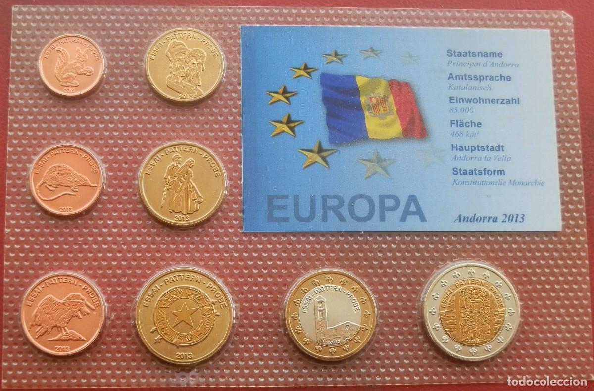 Monedas antiguas de Europa: SERIE PRUEBA EUROS 2013 SIN CIRCULAR ANDORRA