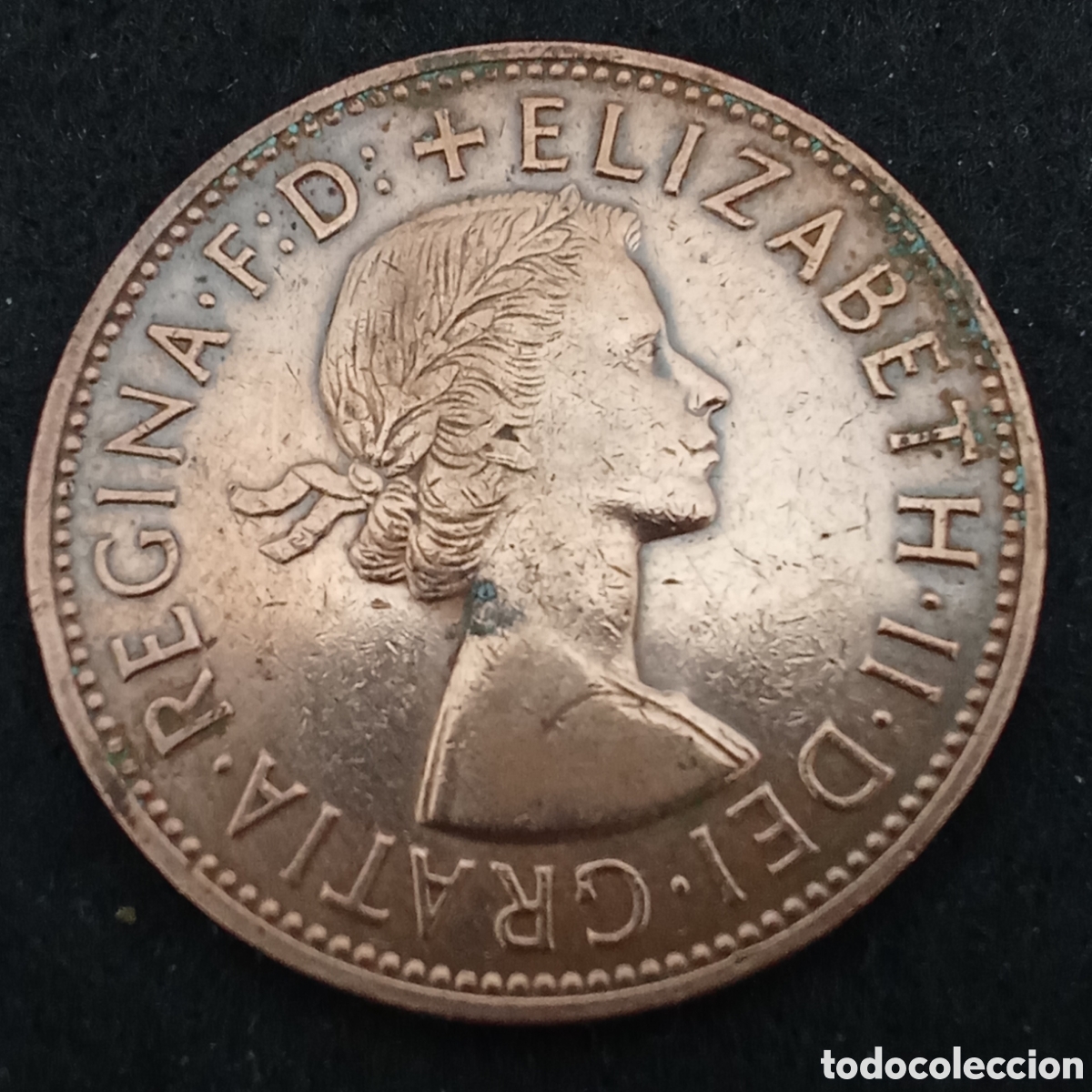 Monedas antiguas de Europa: Reino unido 1 Penique A&ntilde;o 1964