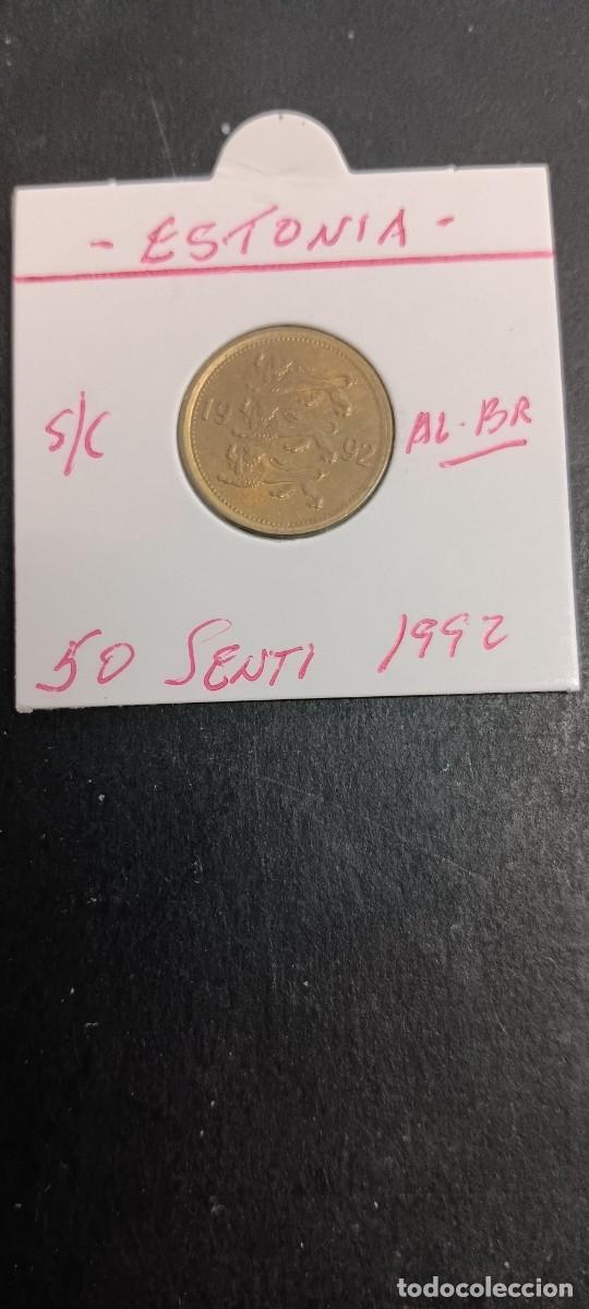 Monedas antiguas de Europa: ESTONIA 50 SENTI 1992 S/C KM=24 (ALUMINIO-BRONCE)