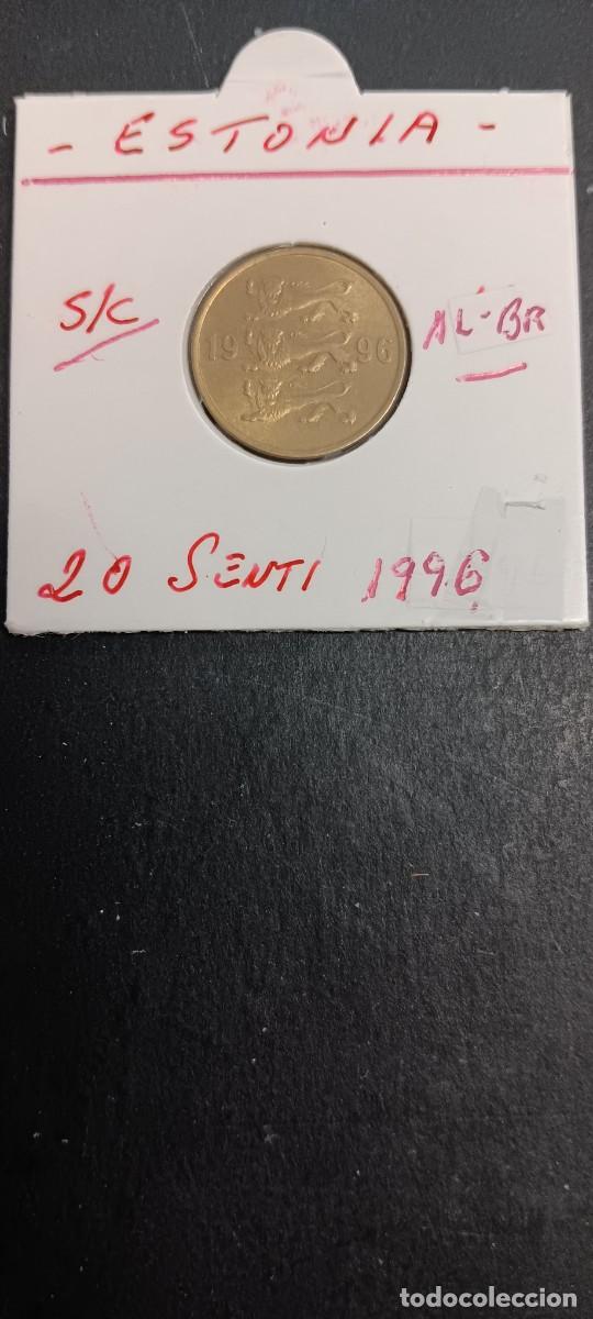Monedas antiguas de Europa: ESTONIA 20 SENTI 1996 S/C KM=23 (ALUMINIO-BRONCE)