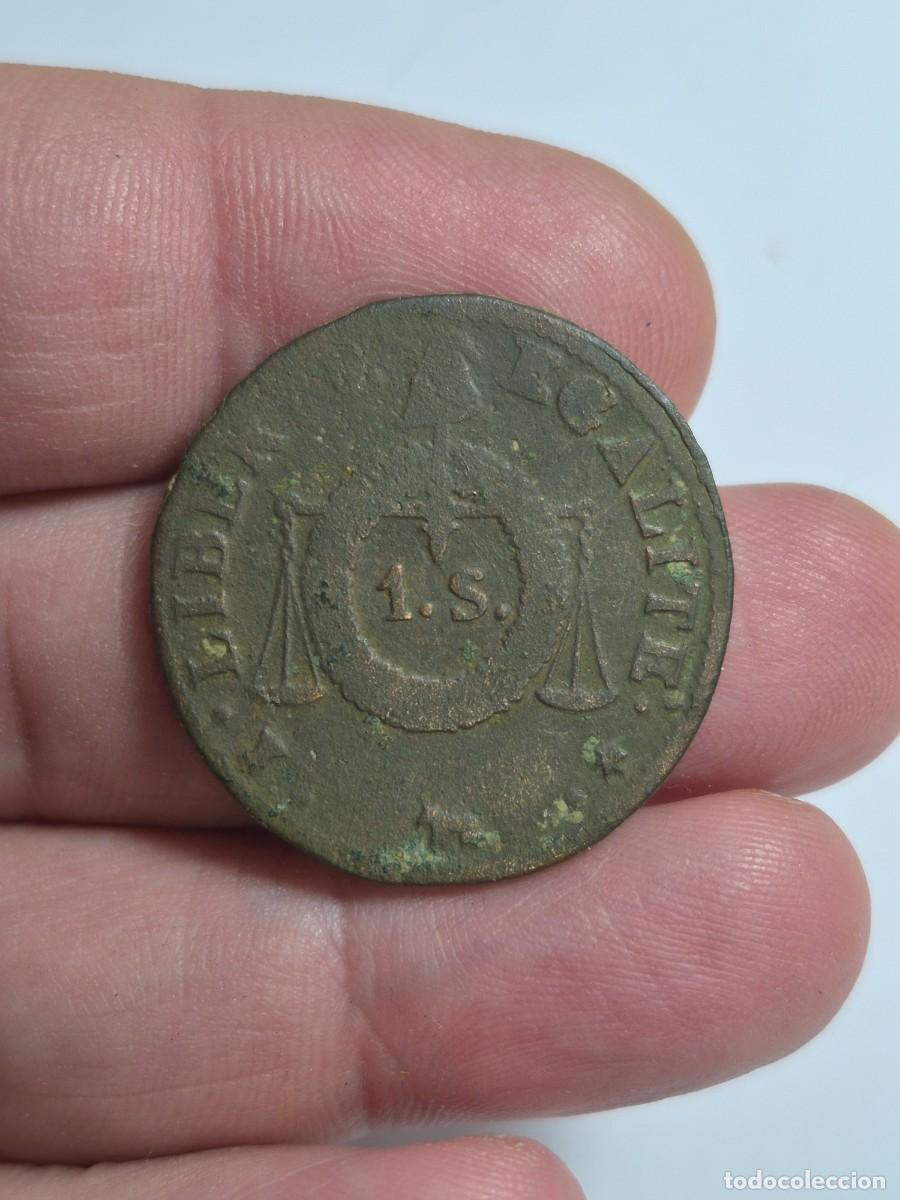 Monedas antiguas de Europa: NT/ FRANCIA BRONCE 1 REPUBLICA (M1563)
