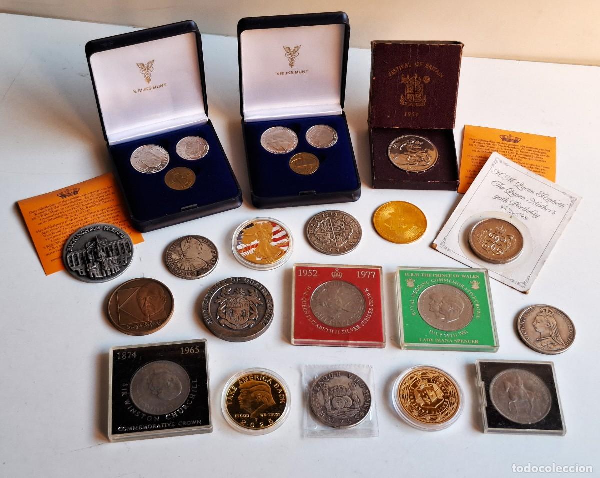 Alte M&uuml;nzen aus Europa: LOTE DE MONEDAS VARIAS SIN DETERMINAR (VER IMAGENES)