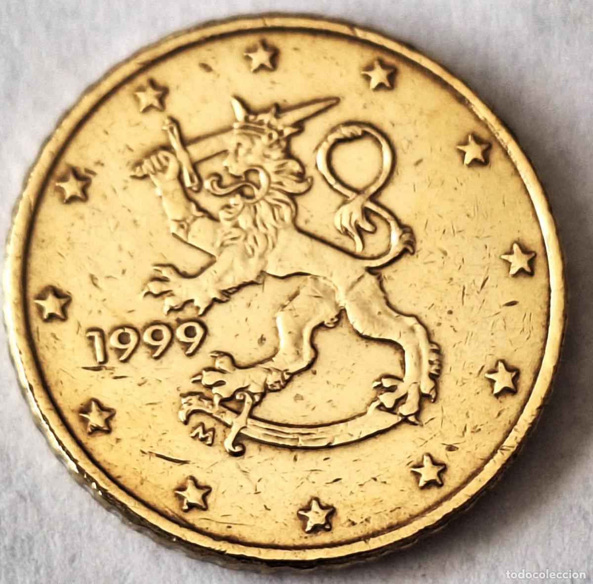 Monedas antiguas de Europa: FINLANDIA - MONEDA DE 50 CENTIMOS DE EURO DEL A&Ntilde;O 1999 - MBC