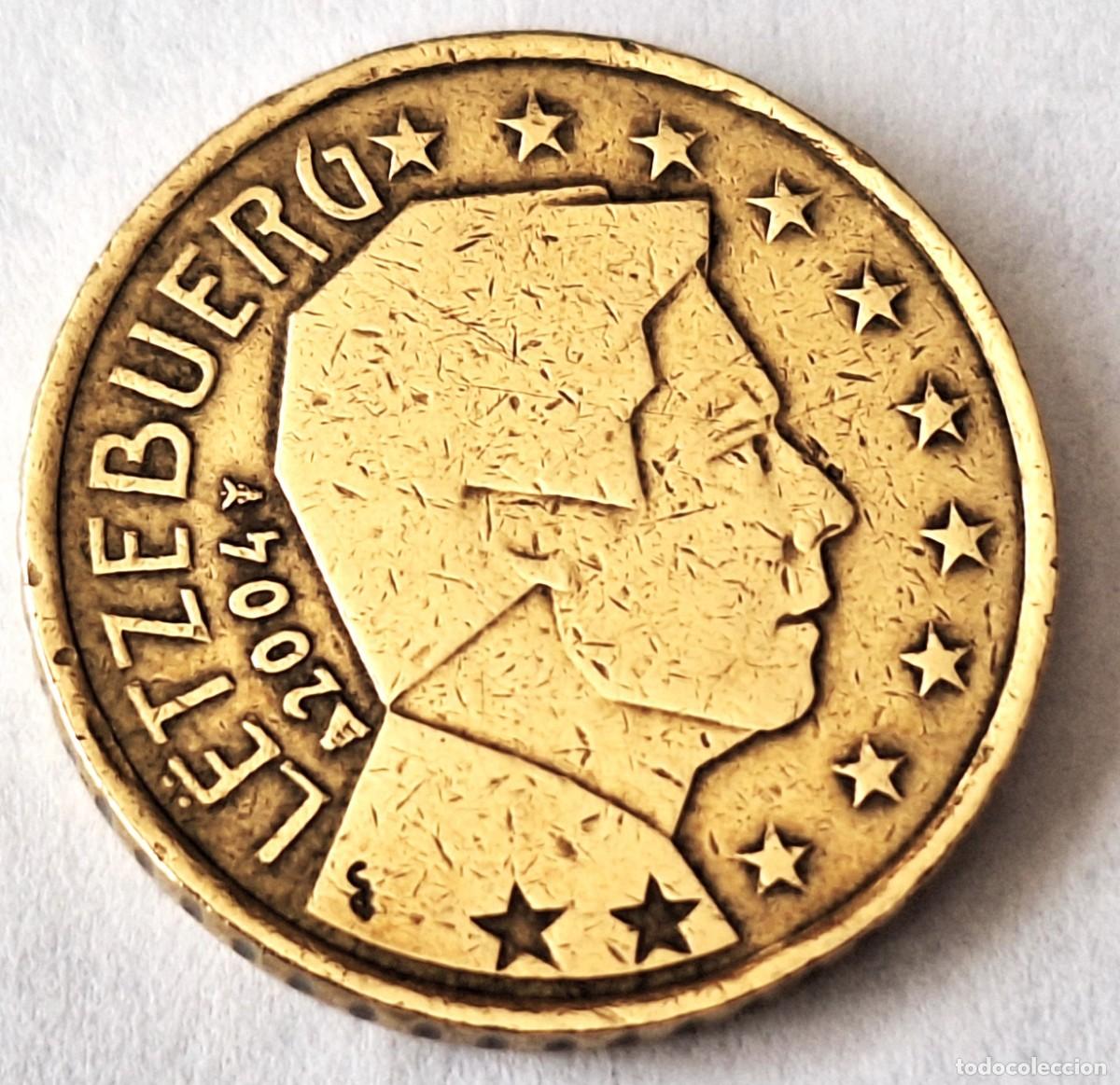 Monedas antiguas de Europa: LUXEMBURGO - MONEDA DE 50 CENTIMOS DE EURO DEL A&Ntilde;O 2004 - MBC